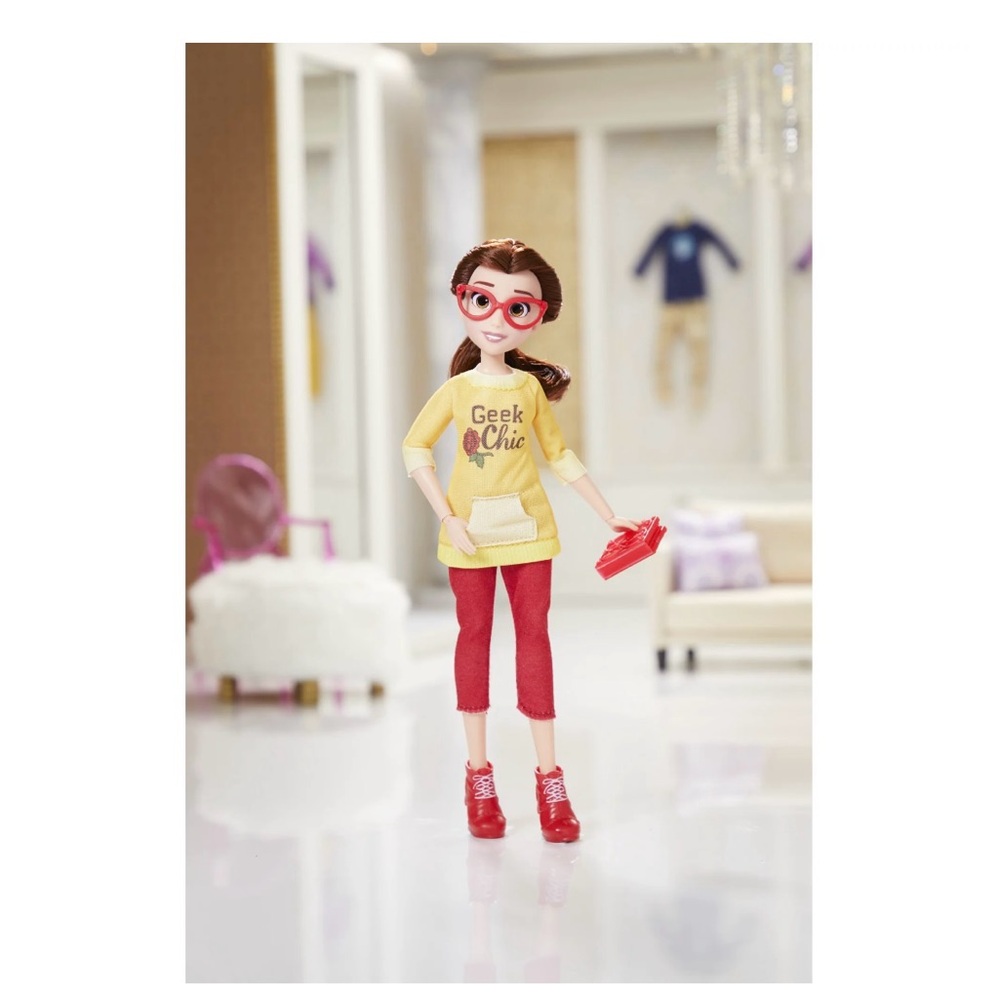 Disney Princess Comfy Squad Belle Doll “ Ralph Breaks The Internet” - Picture 10 of 12